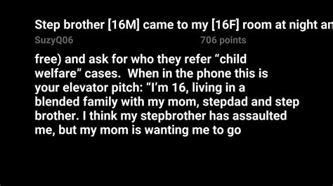 I [22m] just walked in on my step brother (16m) and step sister。